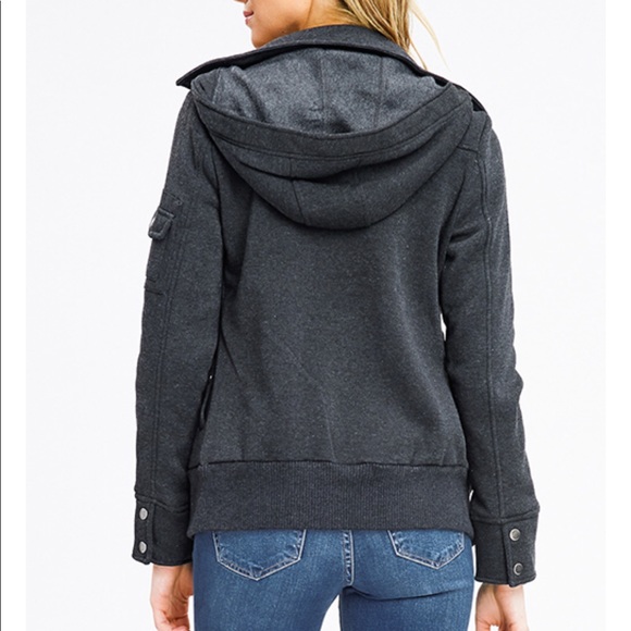 Charcoal grey double breasted jacket - Picture 3 of 8